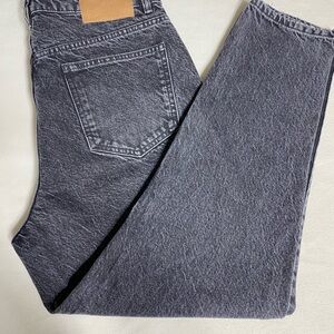 Zara Black Straight Jeans Modern Denim